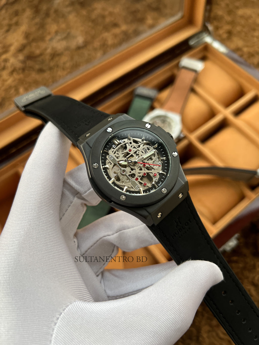 Hublot Skeleton Automatic Watch