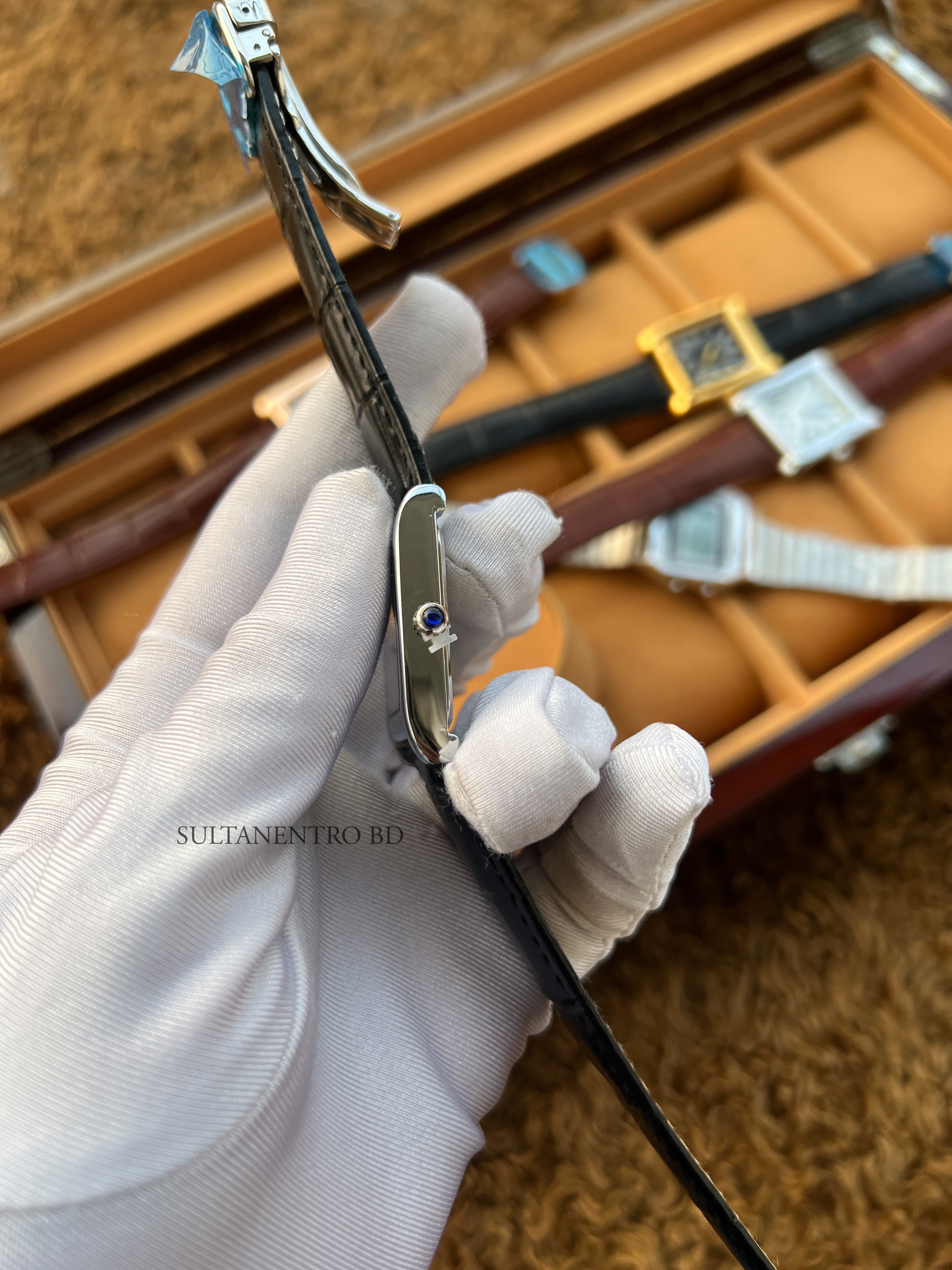 Cartier New Arrival Leather Belt Watch (Quartz)