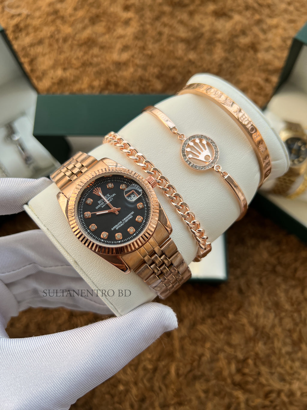 Rolex Watch Set (Female Watch)