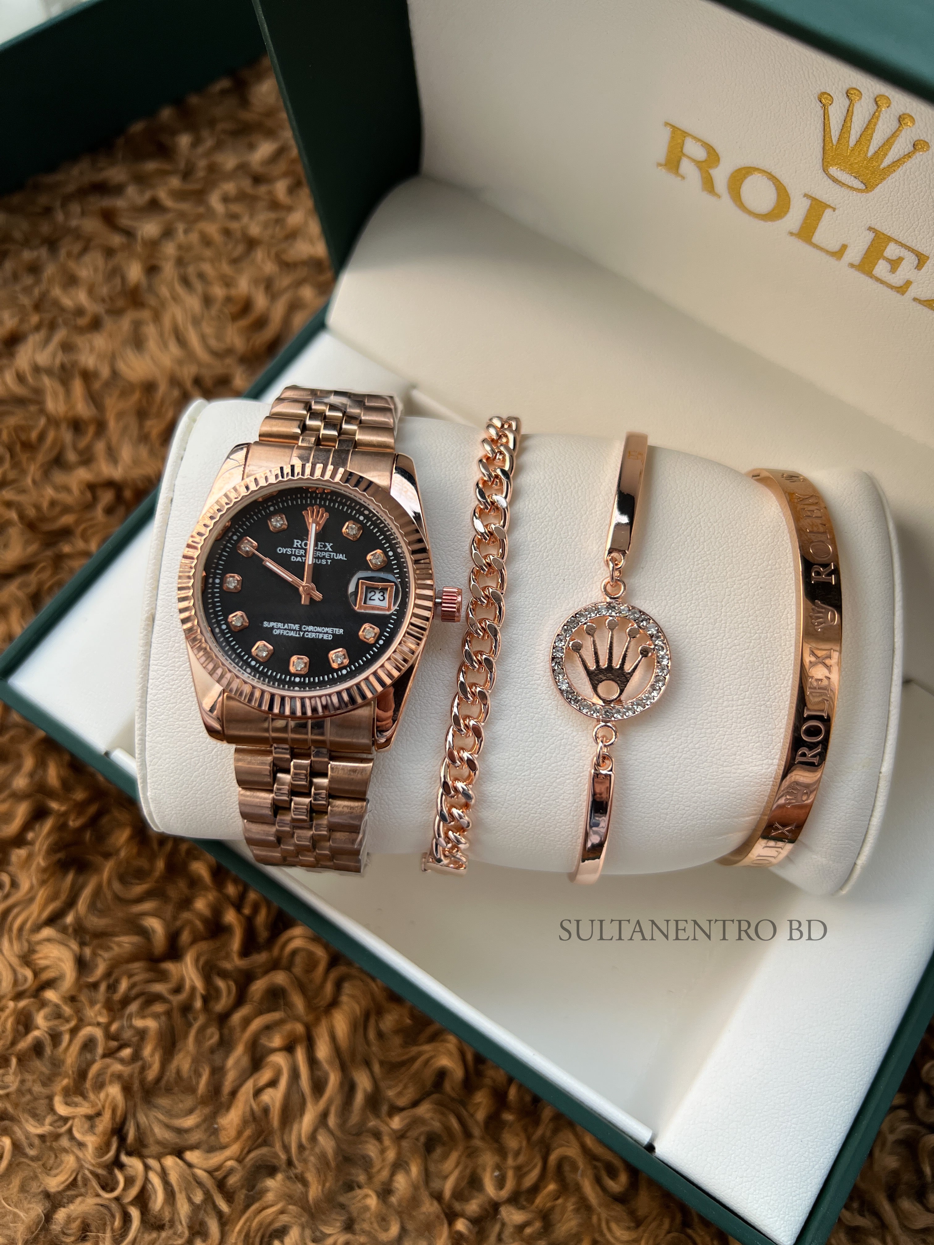 Rolex Watch Set (Female Watch)