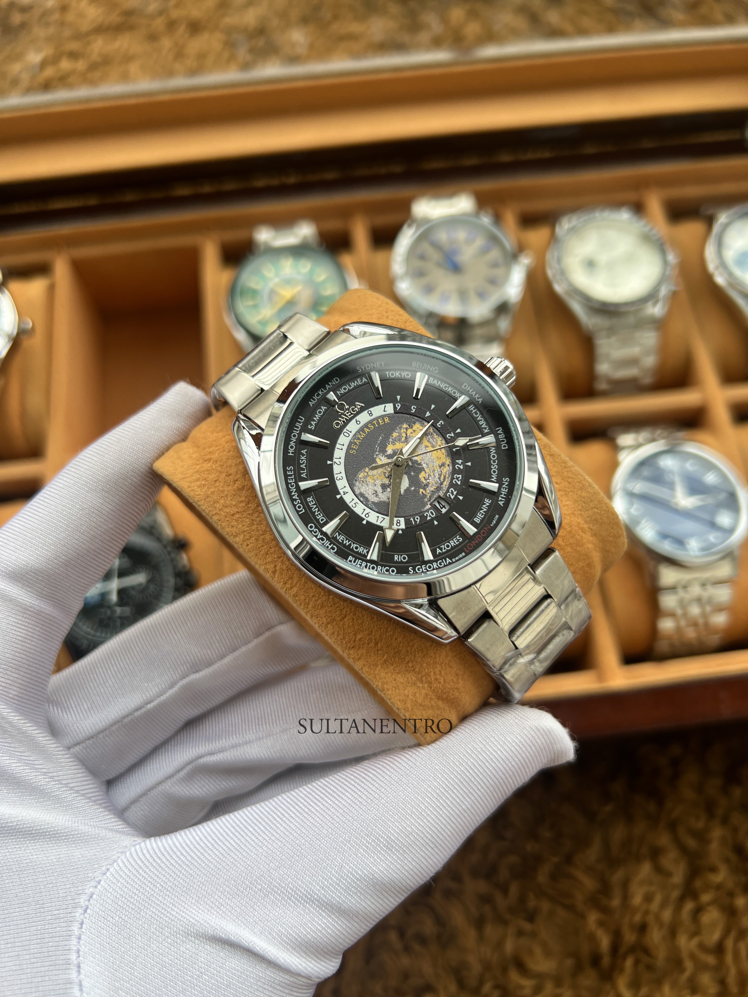 Omega World Timer Watch