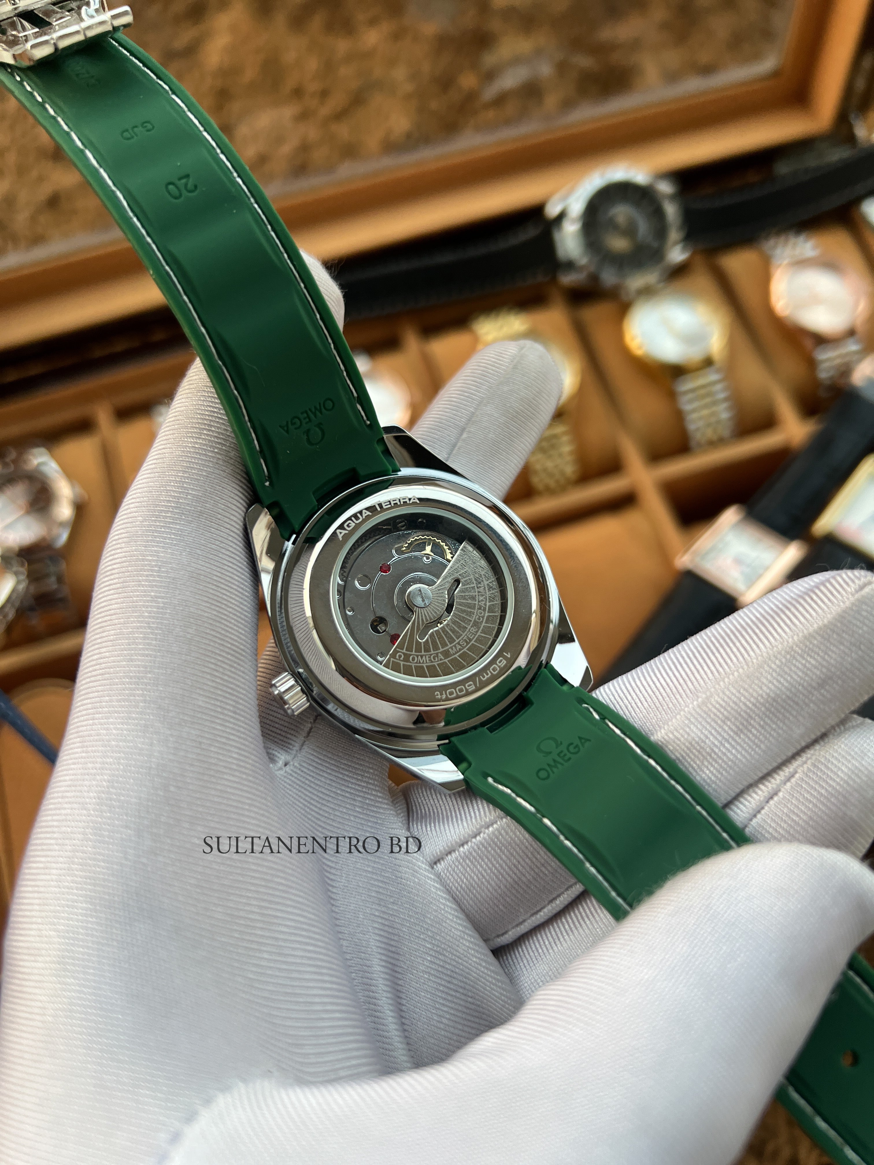 Omega Aqua Terra World Timer Watch (Sweep Movement)