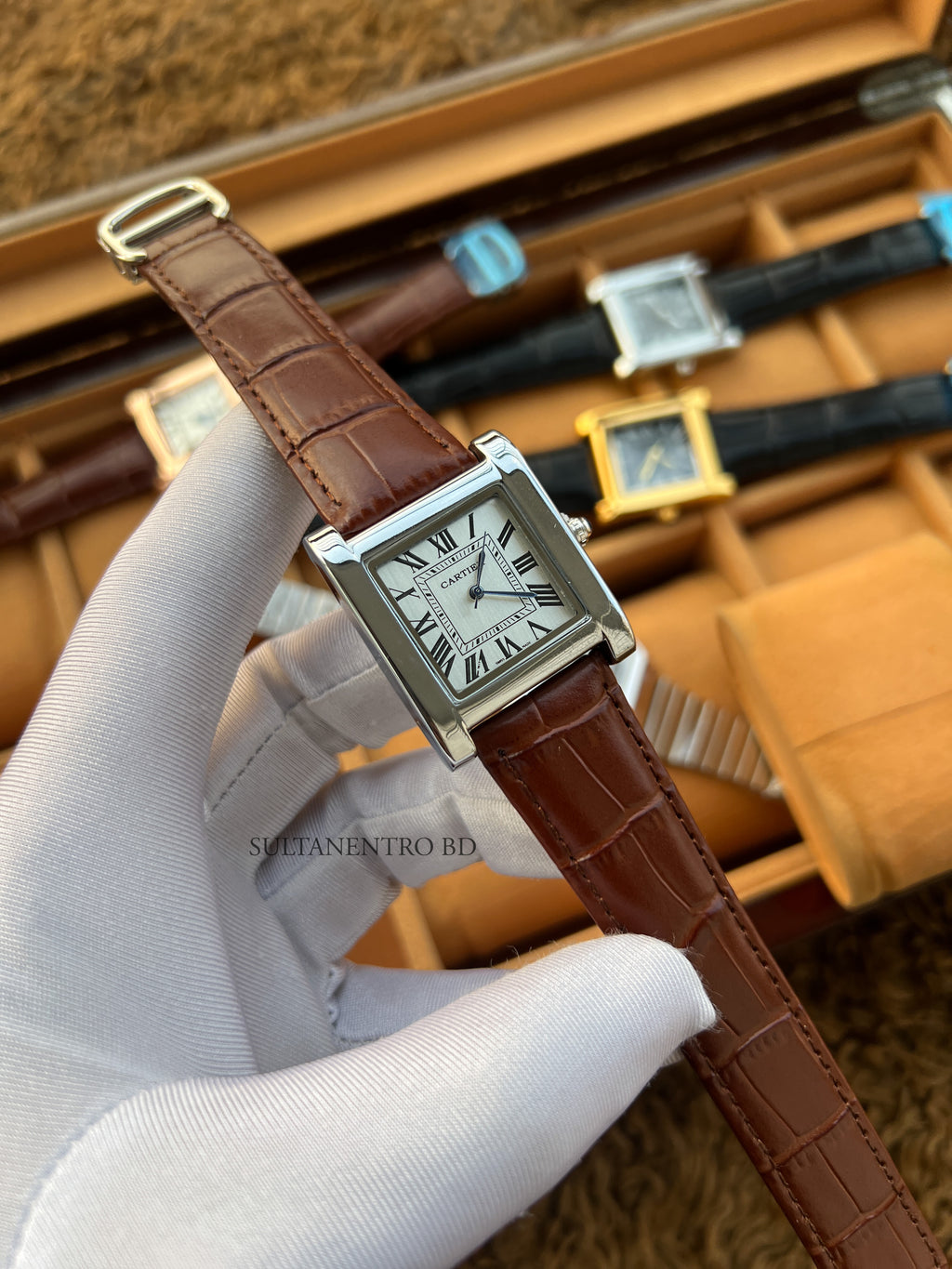 Cartier New Arrival Leather Belt Watch (Quartz)