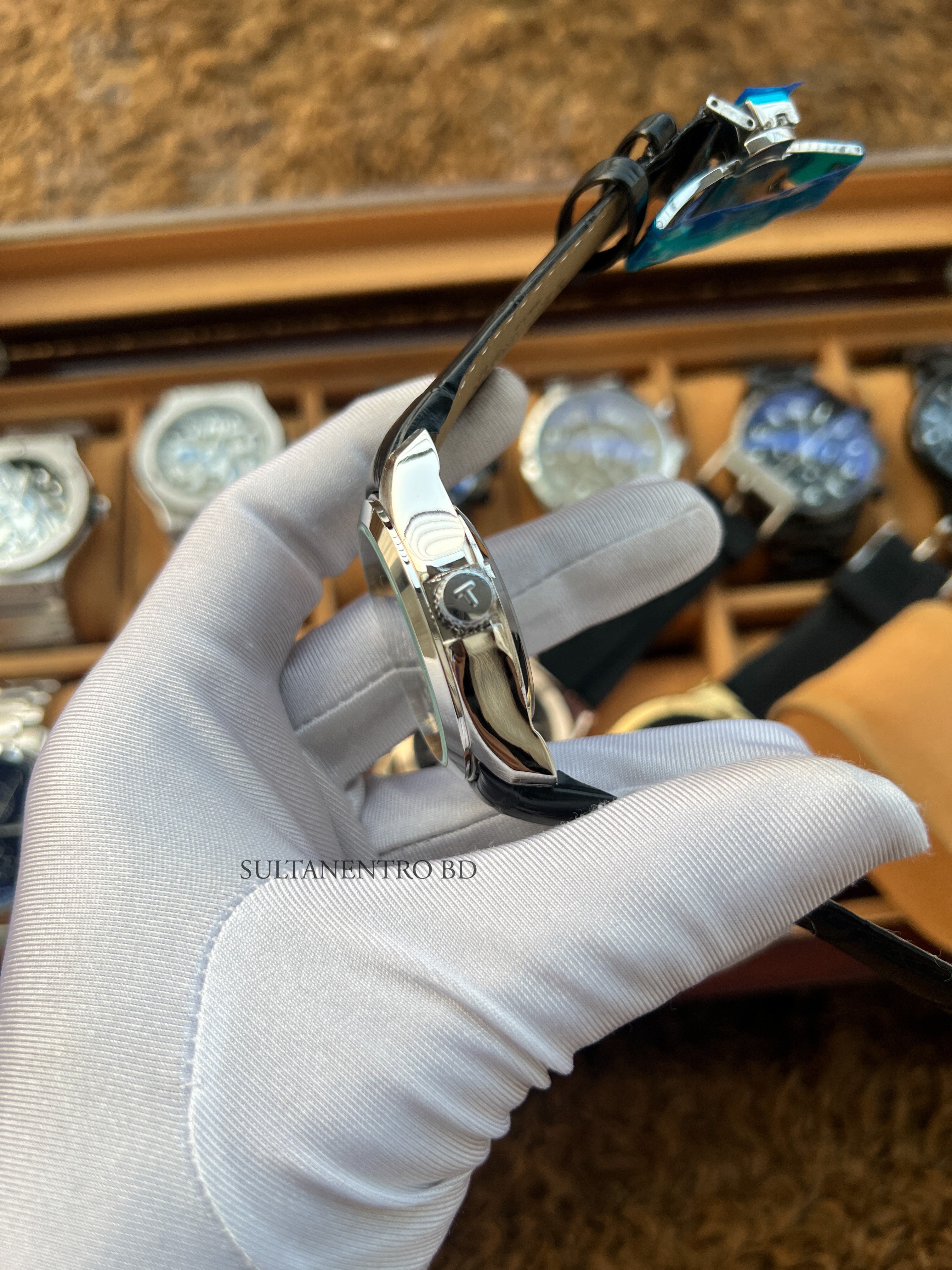 Tissot Open Heart Automatic Watch (Moonphase Active)