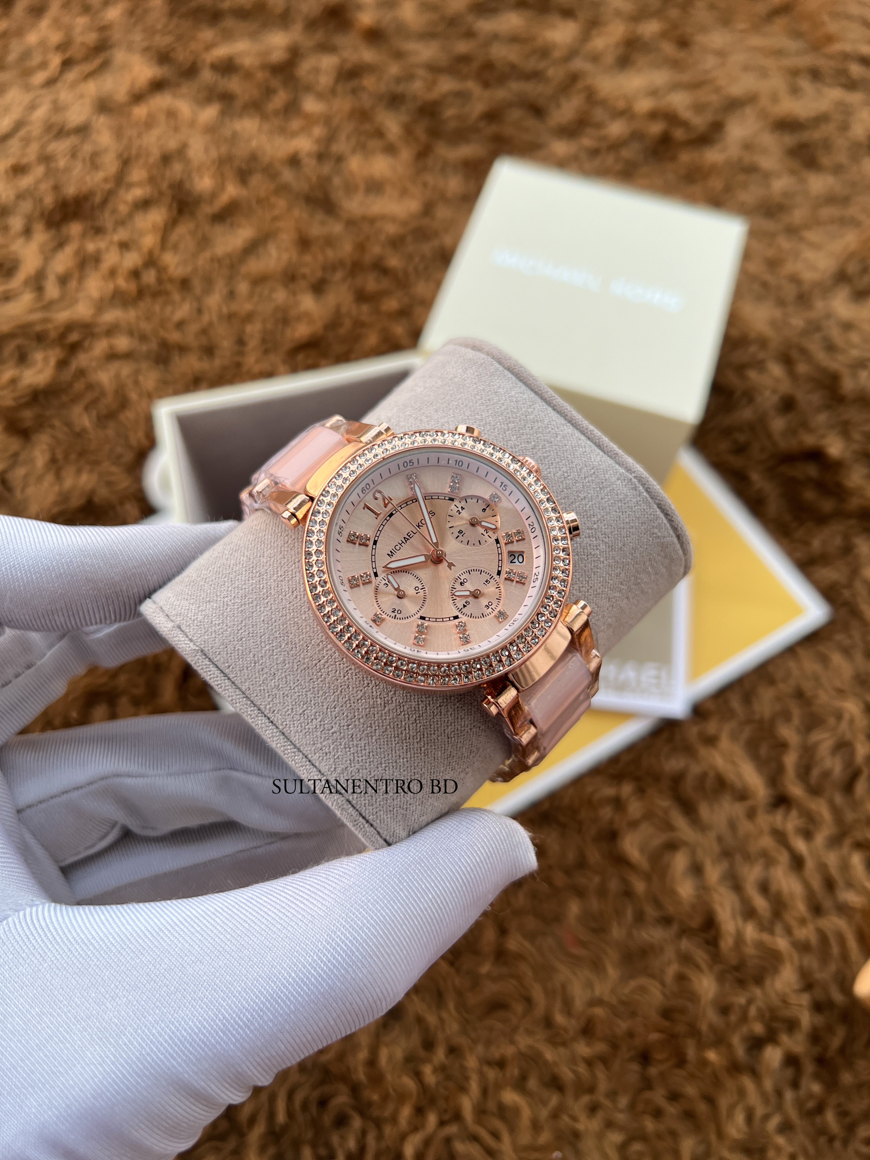 Michael Kors Active Chronograph Female Watch (Brand box Included)