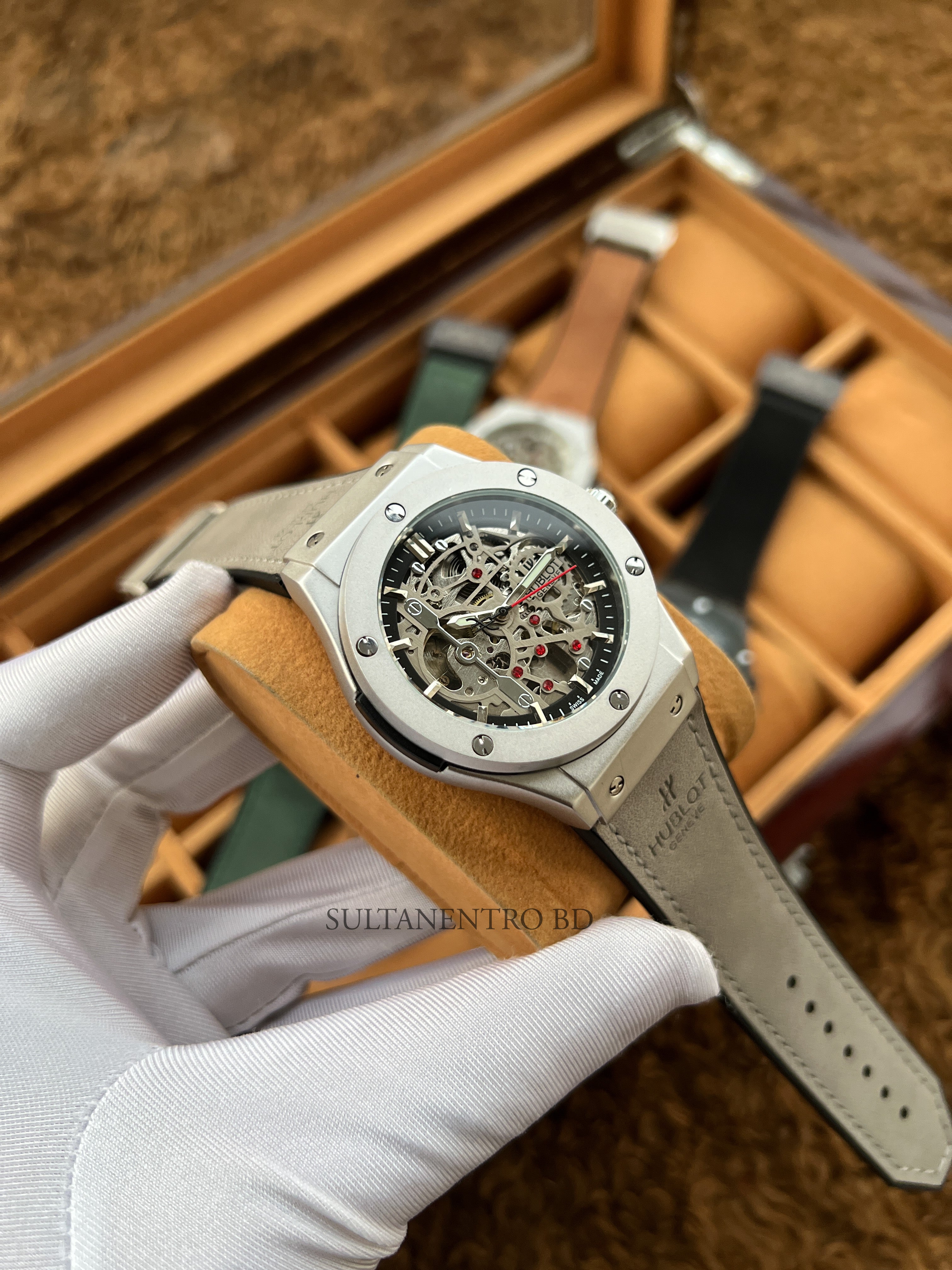 Hublot Skeleton Automatic Watch