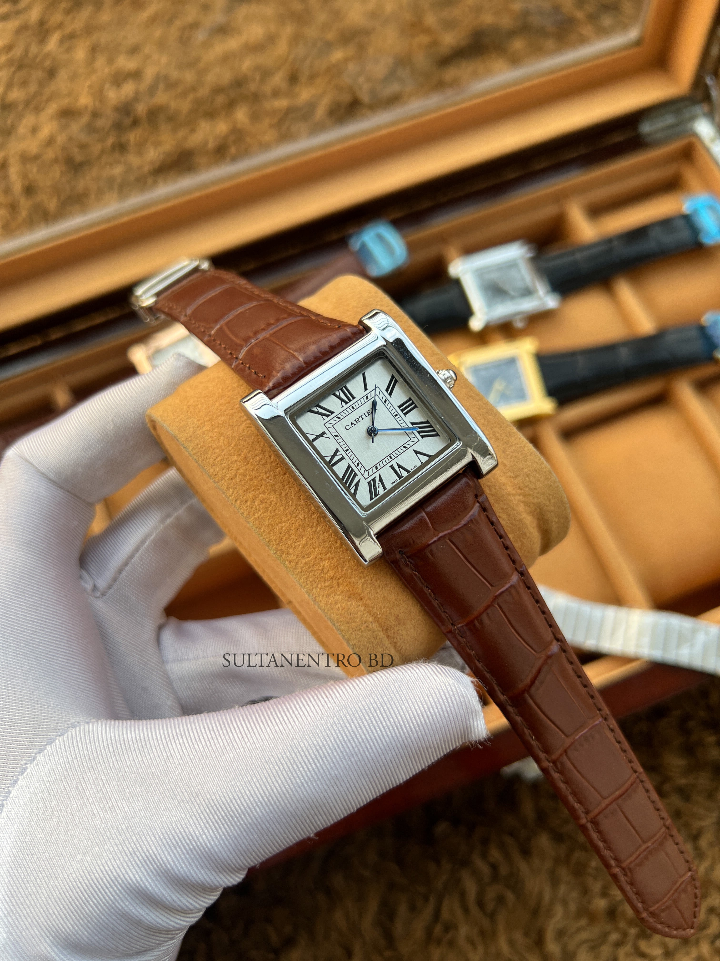 Cartier New Arrival Leather Belt Watch (Quartz)