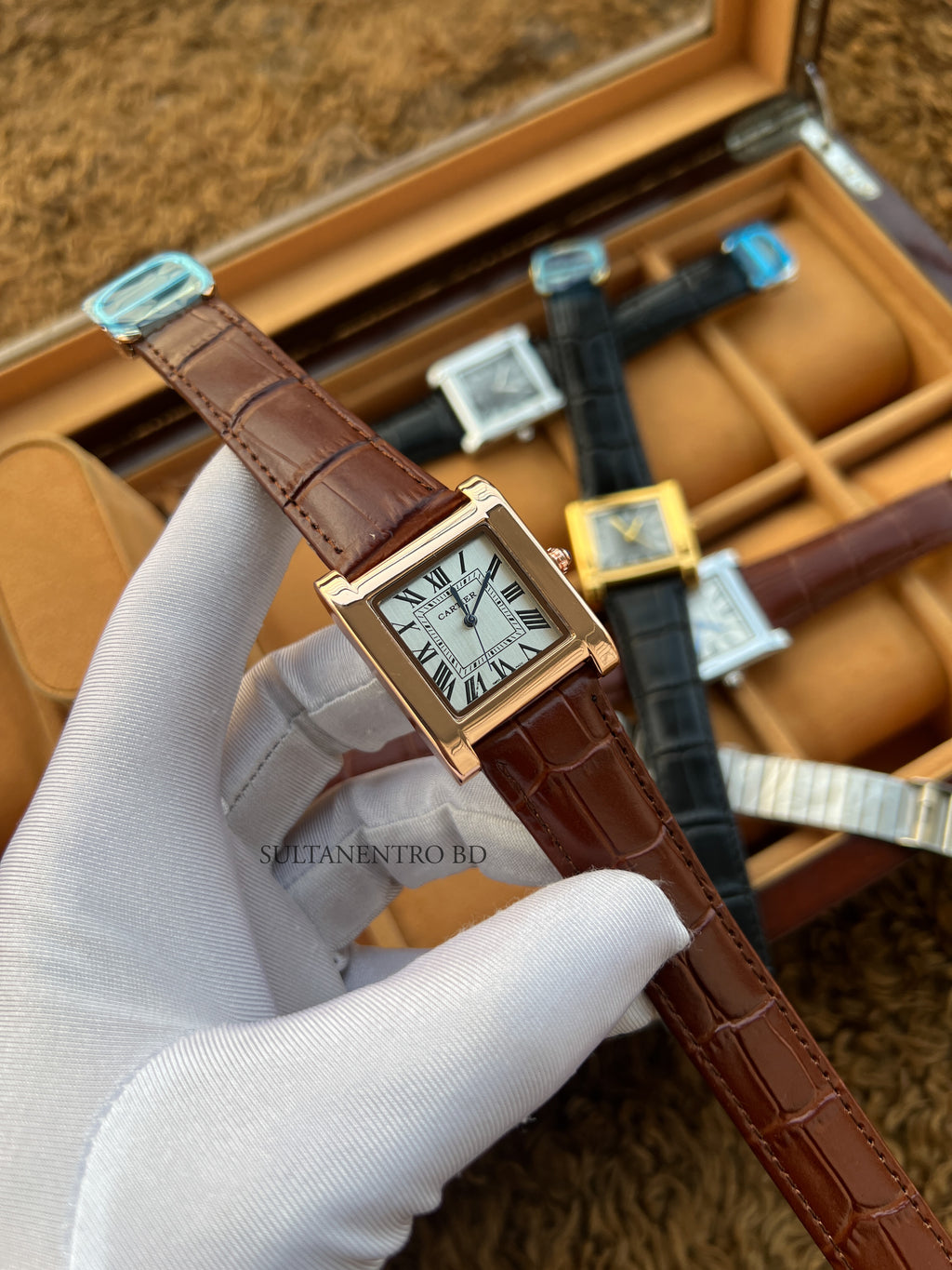 Cartier New Arrival Leather Belt Watch (Quartz)
