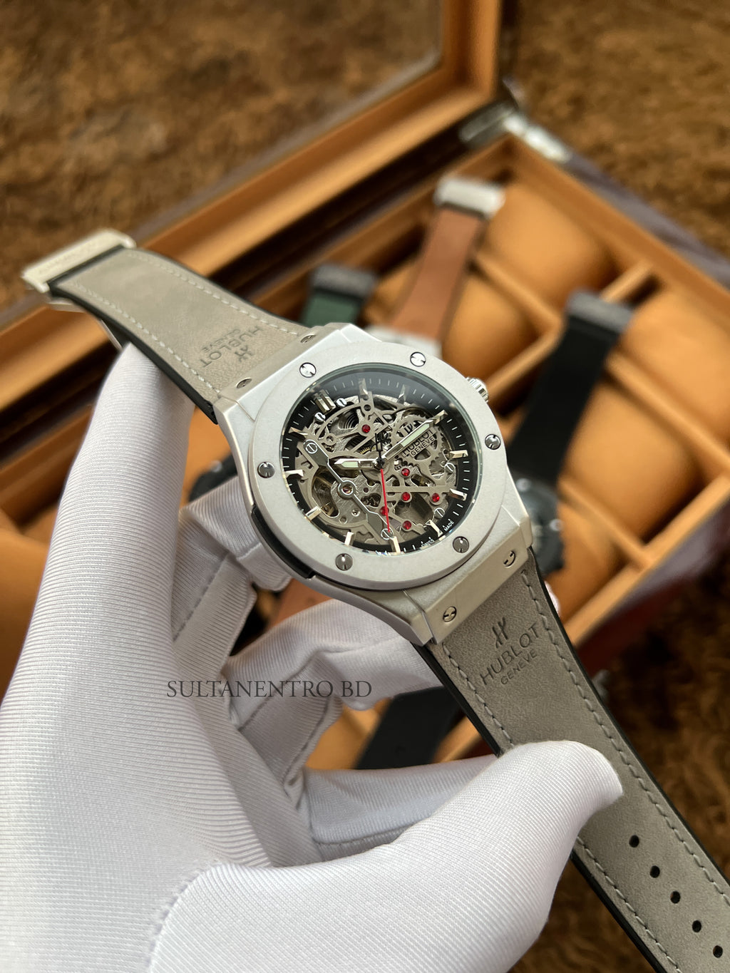 Hublot Skeleton Automatic Watch