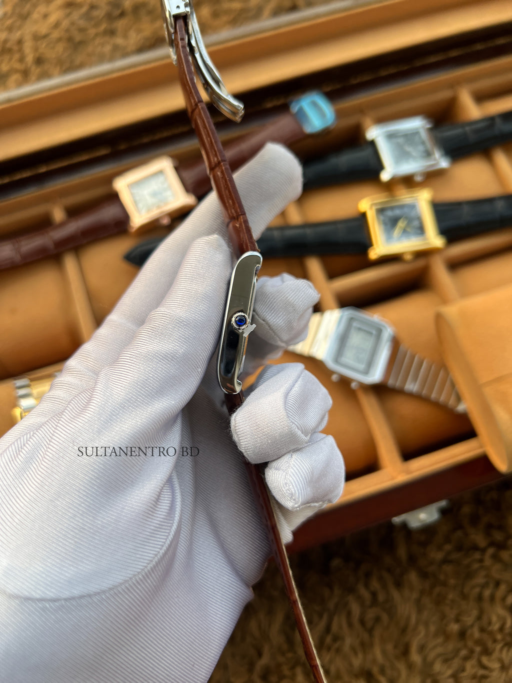 Cartier New Arrival Leather Belt Watch (Quartz)
