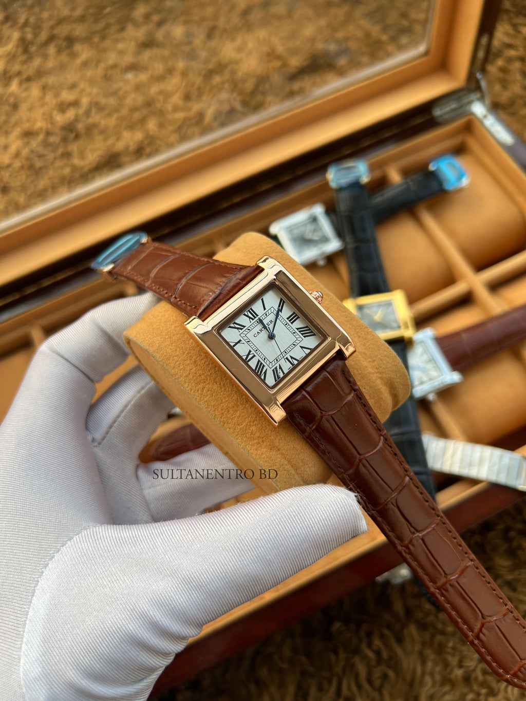 Cartier New Arrival Leather Belt Watch (Quartz)