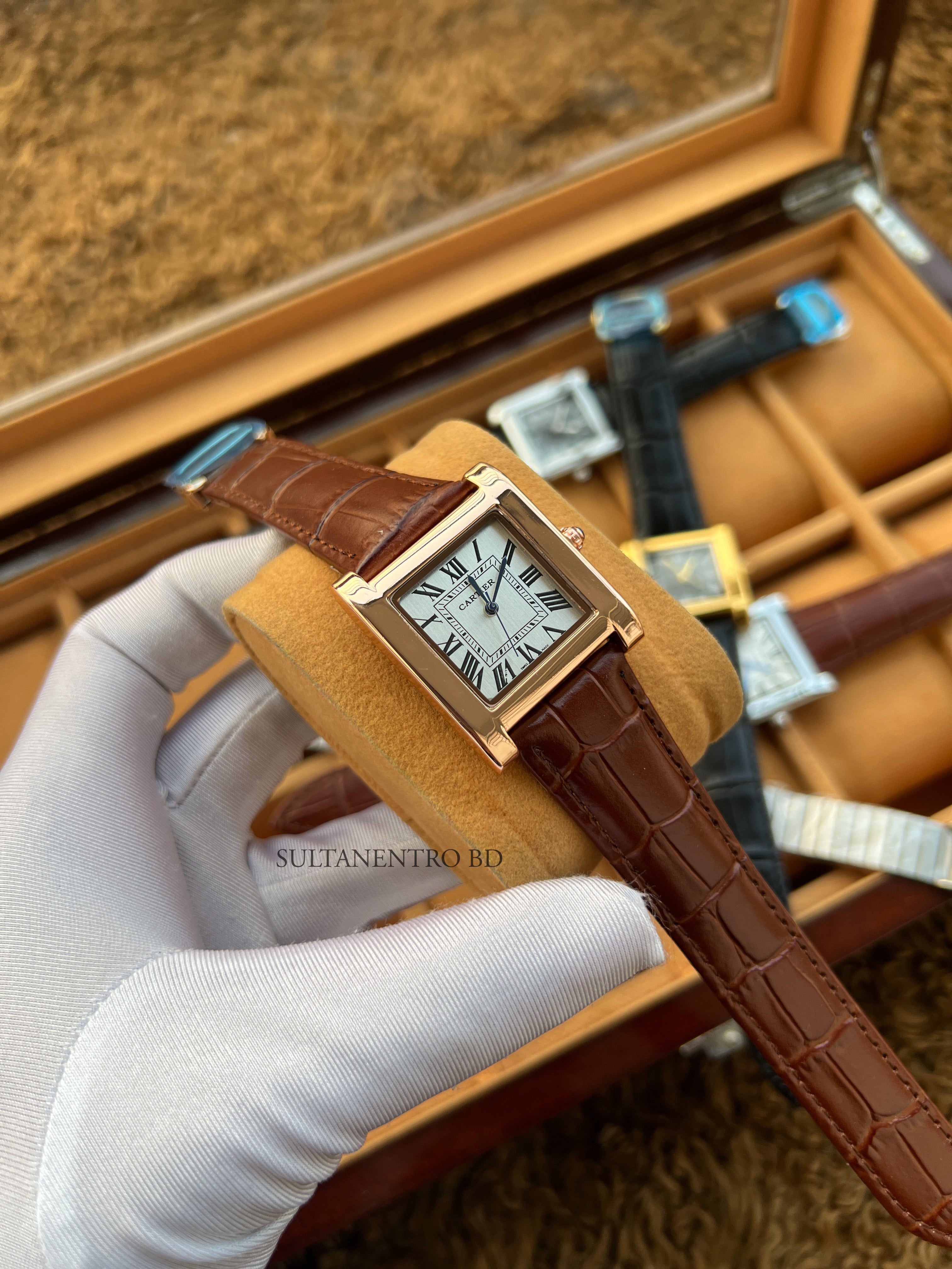 Cartier New Arrival Leather Belt Watch (Quartz)