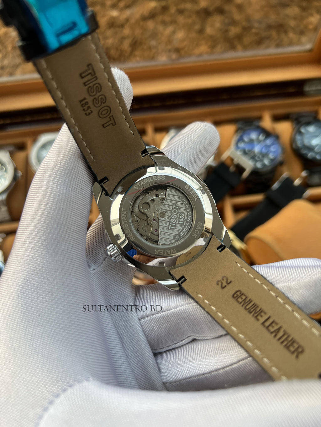 Tissot Open Heart Automatic Watch (Moonphase Active)