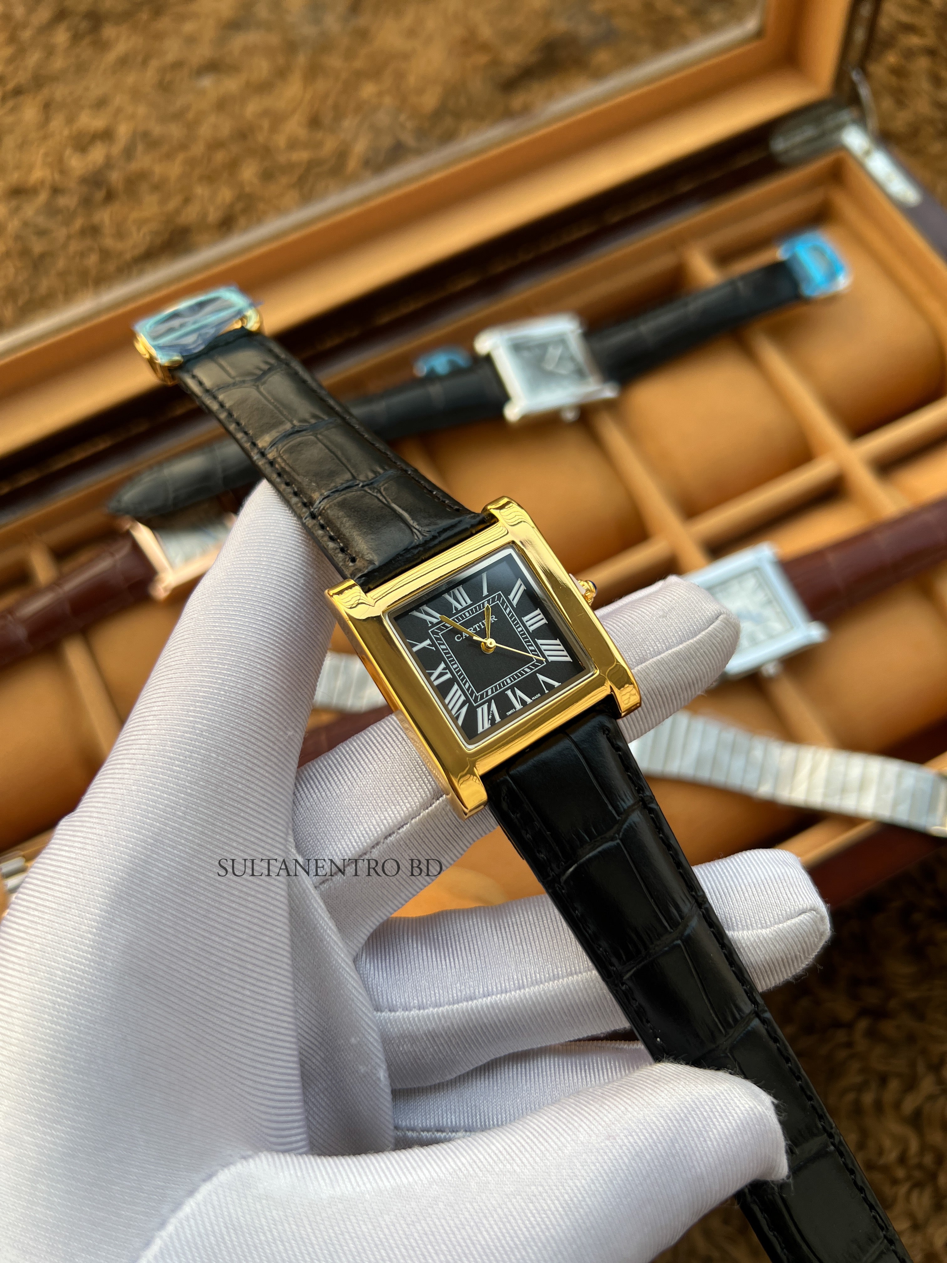 Cartier New Arrival Leather Belt Watch (Quartz)