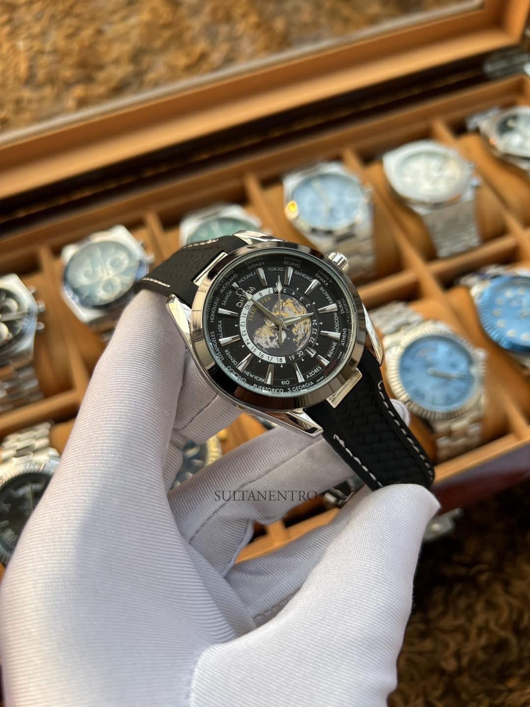 Omega World Timer Watch (Sweep Movement)